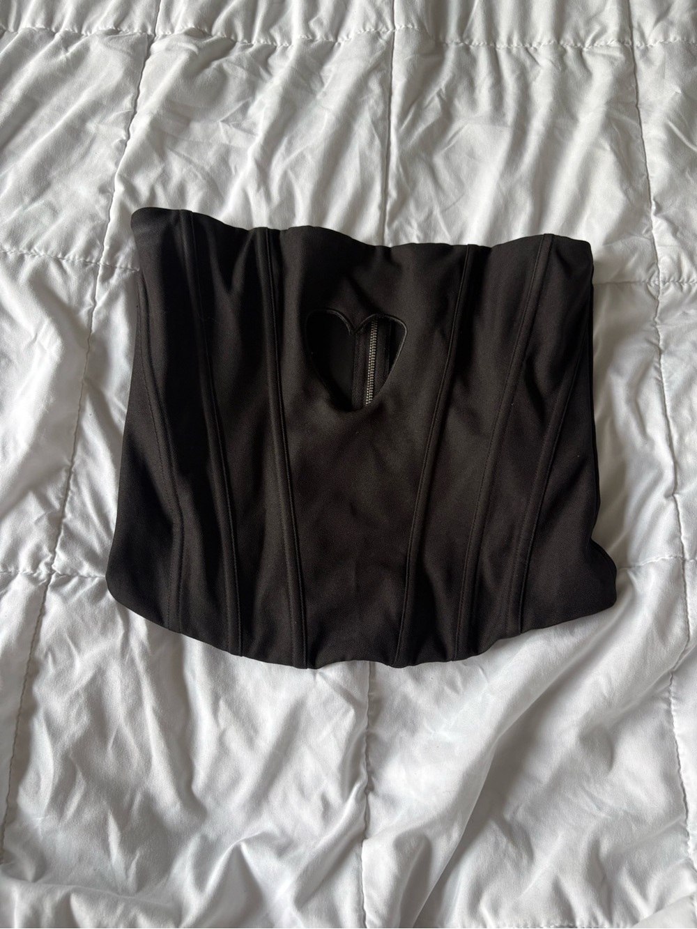 White Fox Black Corset